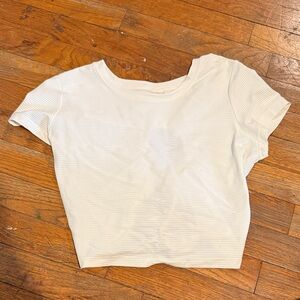 White Crop Top